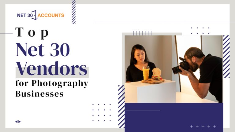 Top 4 Net 30 vendors for Photography Businesses